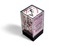 Gemini Black-White/pink 16mm d6 Dice Block (12 dice) - CHX2669